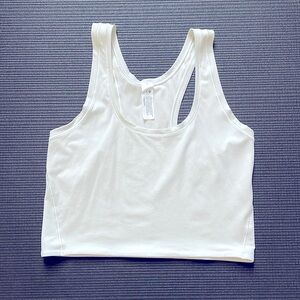 Racerback crop top unlined